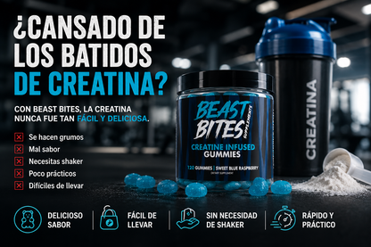 Beast Bites Creatine - Más fuerza y Energía Durante tus Entrenamientos