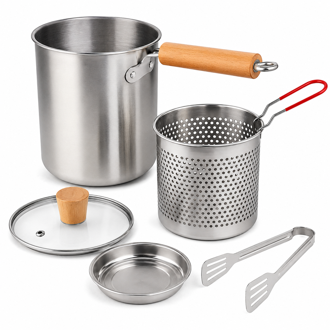 Freidora Multiuso ChefPro - Acero inoxidable resistentes y prácticos de lavar