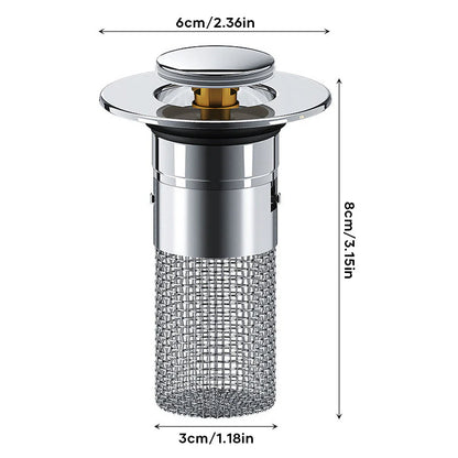 Tapón Filtro Acero Inoxidable KIT x2 - Desagües Siempre Limpios y Sin Obstrucciones