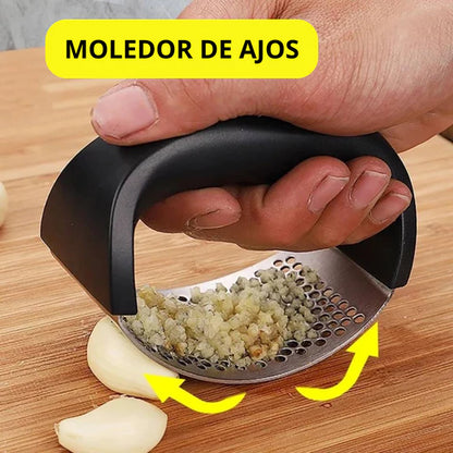 AJO SQUEEZER™ 🌟 PACK 2 UNIDADES TRITURADORES DE AJO MANUAL
