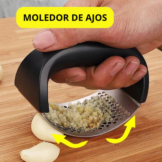 AJO SQUEEZER™ 🌟 PACK 2 UNIDADES TRITURADORES DE AJO MANUAL