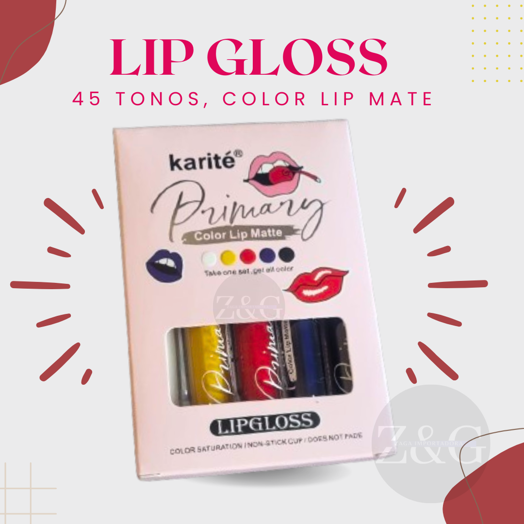 Kit 5 Labiales Karite Para Crear Mas De 45 Tonos Diferentes