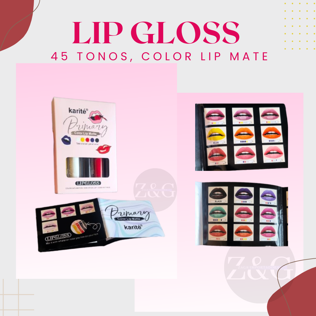 Kit 5 Labiales Karite Para Crear Mas De 45 Tonos Diferentes